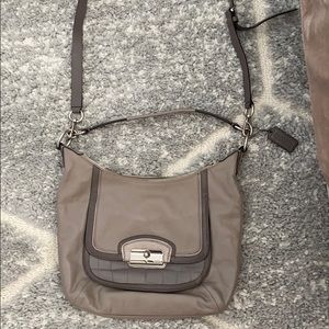 Coach Christian Leather Hobo Handbag